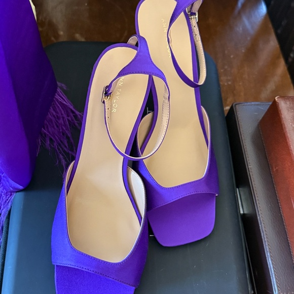 Size 9 - SHOES Ann Taylor - Vibrant Thistle - BRAND NEW IN BOX- never worn - Picture 4 of 5